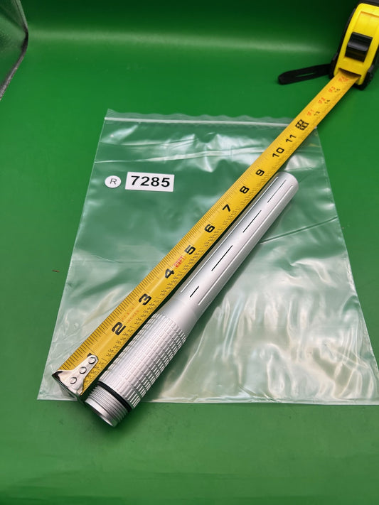 Infamous Pro DNA Silencio AC Threaded Barrel Tip Silver Aluminum 14"
