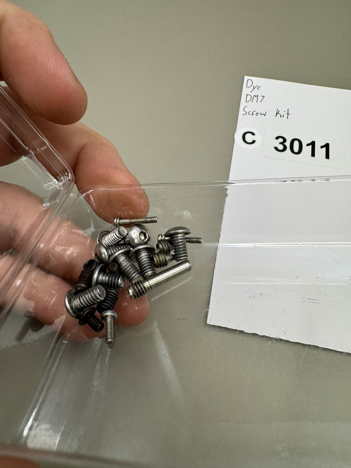 Dye DM7 Screw Kit Paintball Marker Hardware Parts