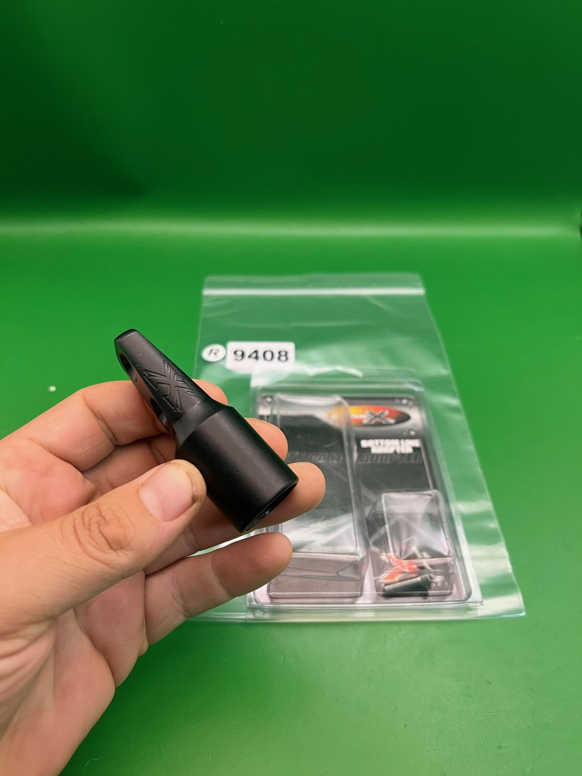 System X Degree Bottom Line Adapter Black Aluminum Paintball ASA