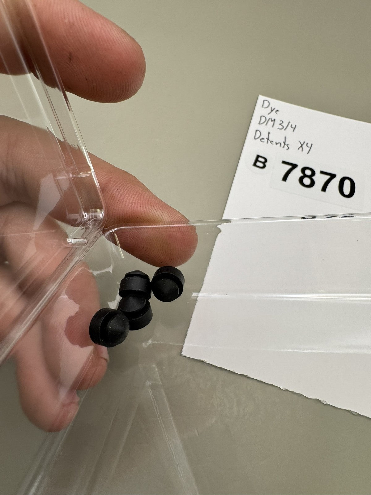Dye DM3 DM4 Ball Detents Black Set of 4