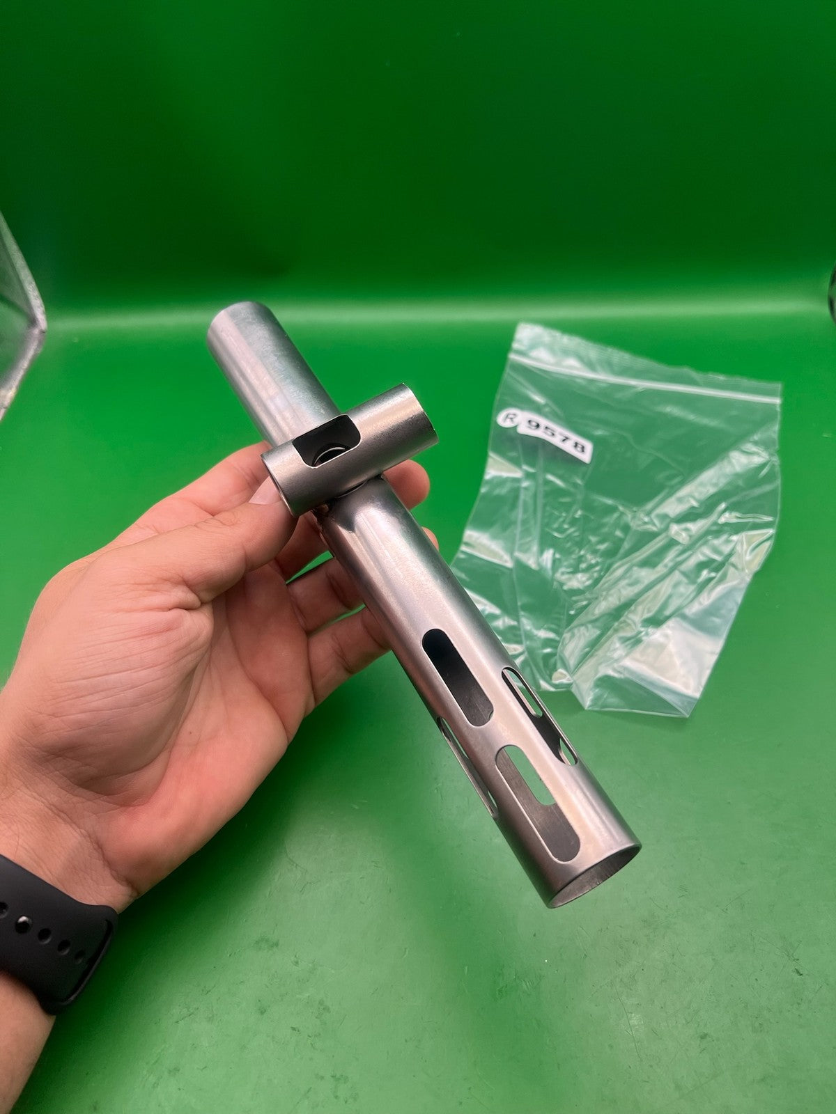AGD Automag Minimag Body Silver Aluminum Airgun Designs Powerfeed Paintball