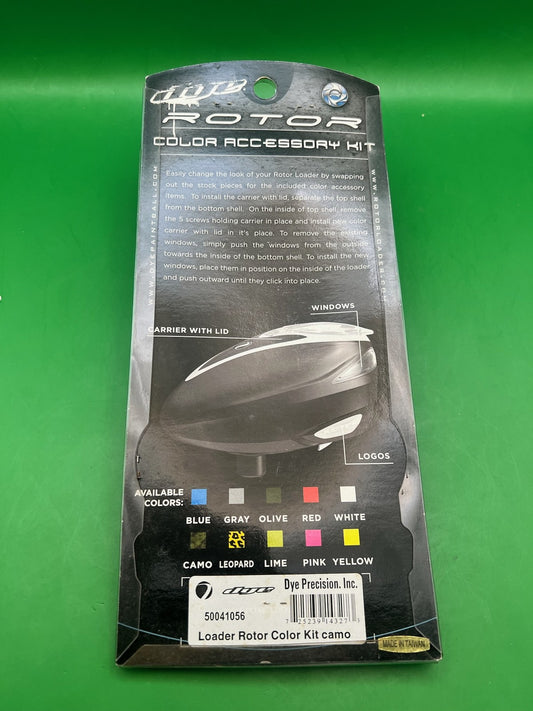 Dye Rotor Loader Color Accessory Kit Camo Hopper Shell Windows Logos