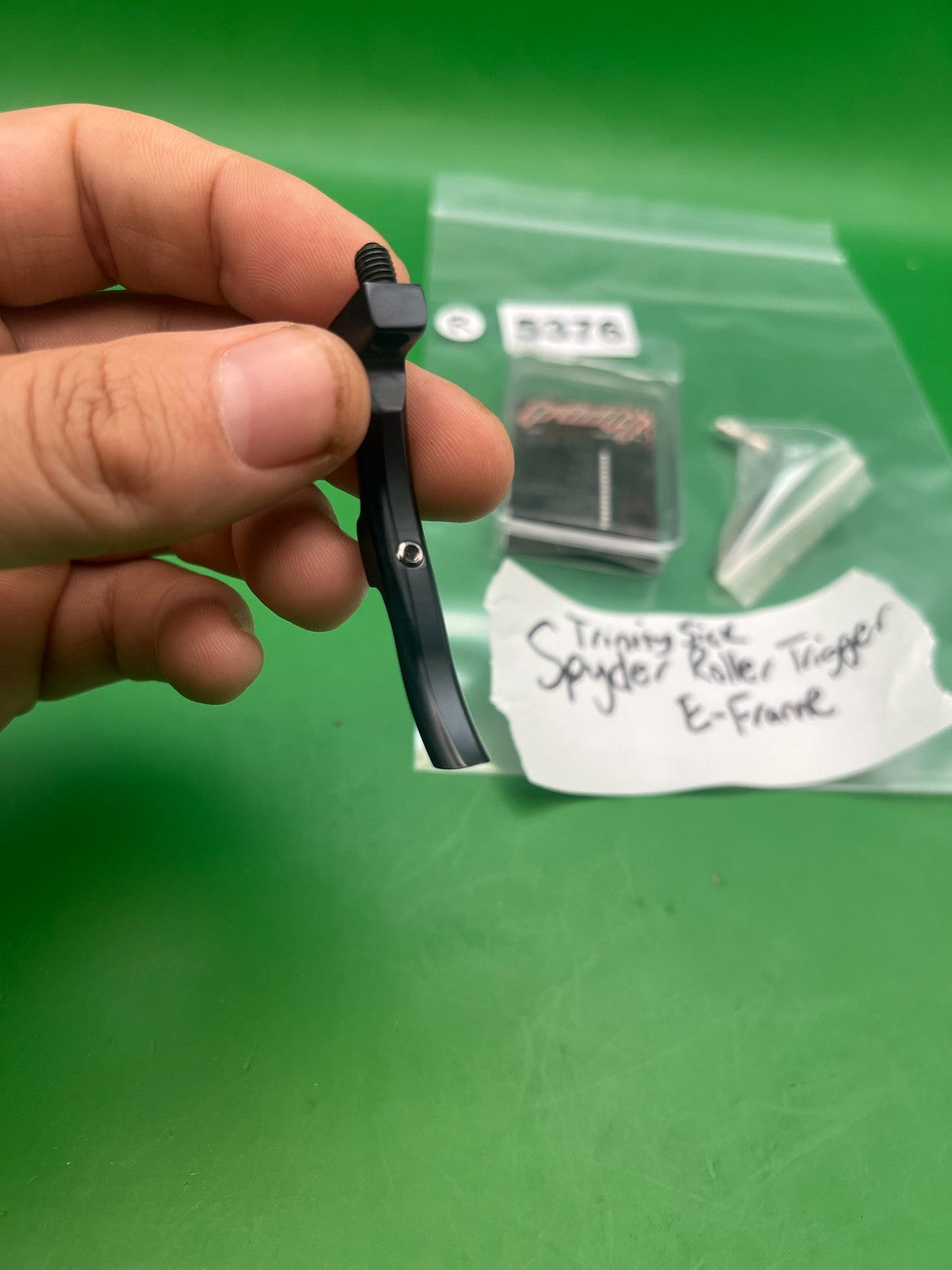 Trinity Sick Spyder E-Frame Roller Trigger Black Aluminum Upgrade