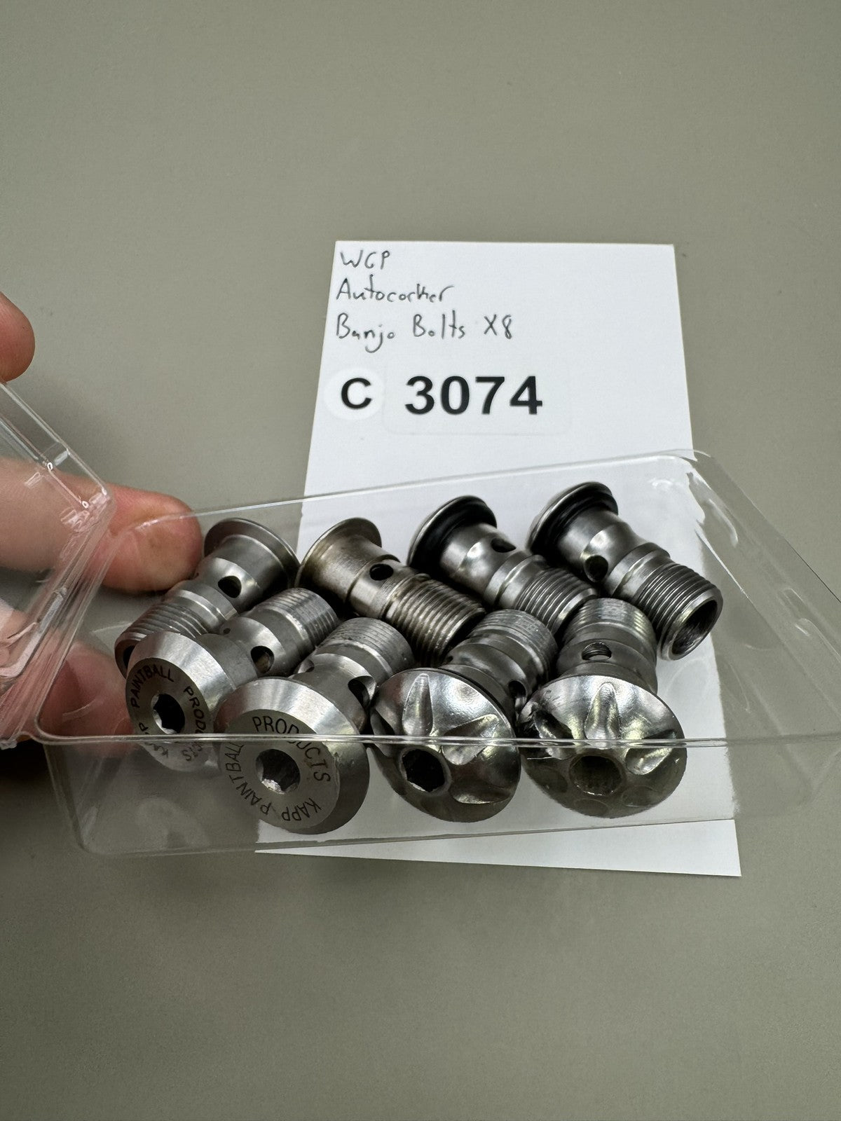 WGP Autococker Banjo Bolts X8