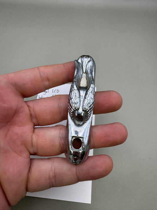 WDP Angel LCD Wings Solenoid Cover - Chrome