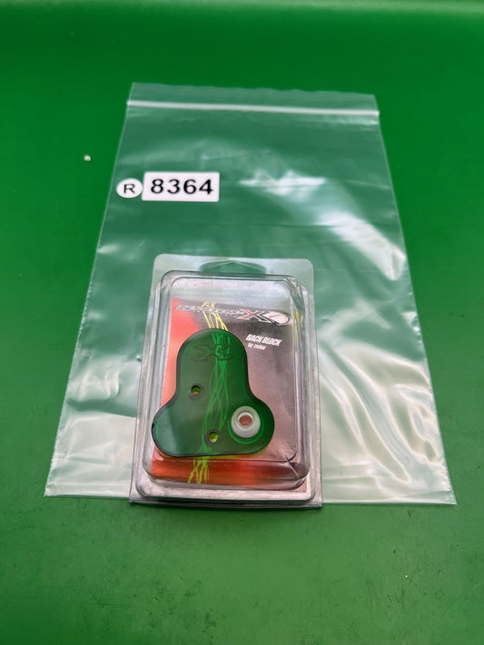 System X Angel Back Block Plate Green Acrylic Autococker