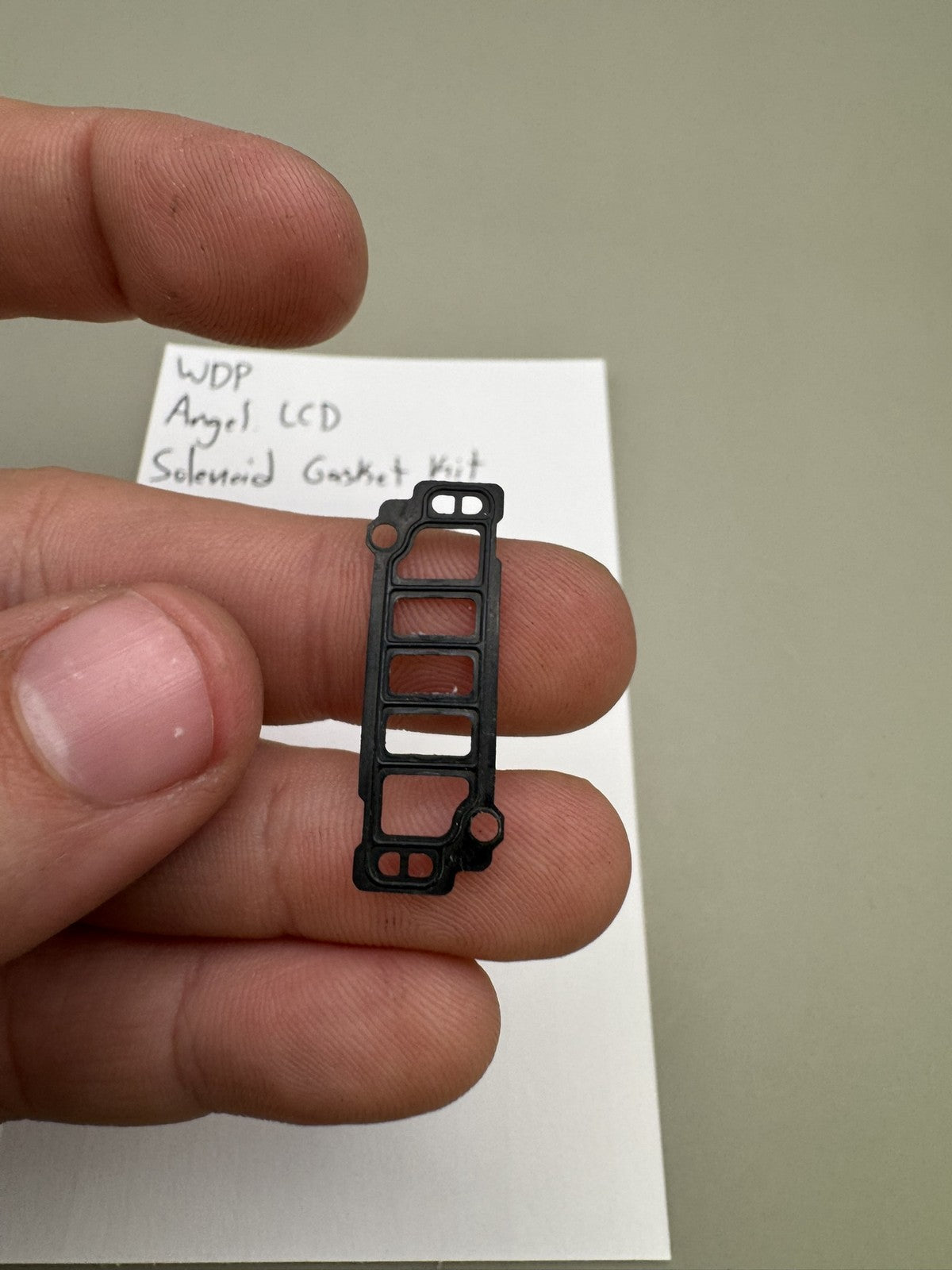 WDP Angel LCD Solenoid Gasket Kit Black