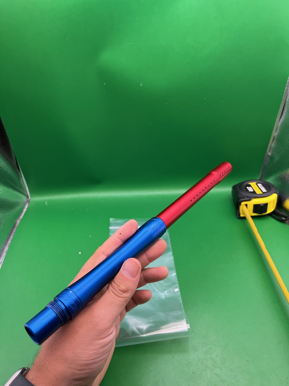 Dye Ultralite (UL) Paintball Barrel 14" 0.687 AC Thread - Blue/Red