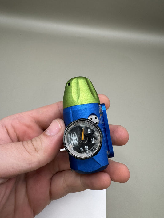 Empire Mini GS HPR/ASA Blue Green Paintball HPA Regulator