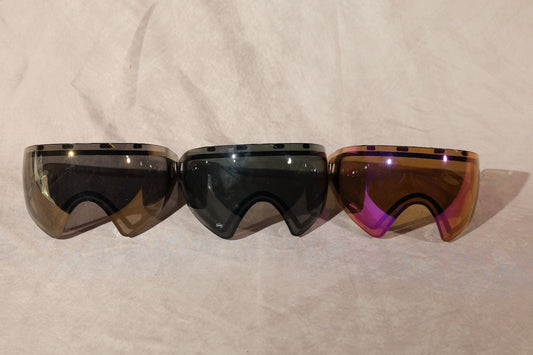Dye I4 Paintball Goggle Replacement Lens Lot of 3 Smoke Gold Mirror Thermal