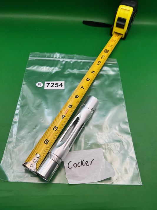 Smart Parts Freak XL Barrel Back AC Autococker Thread Silver Aluminum ~5"