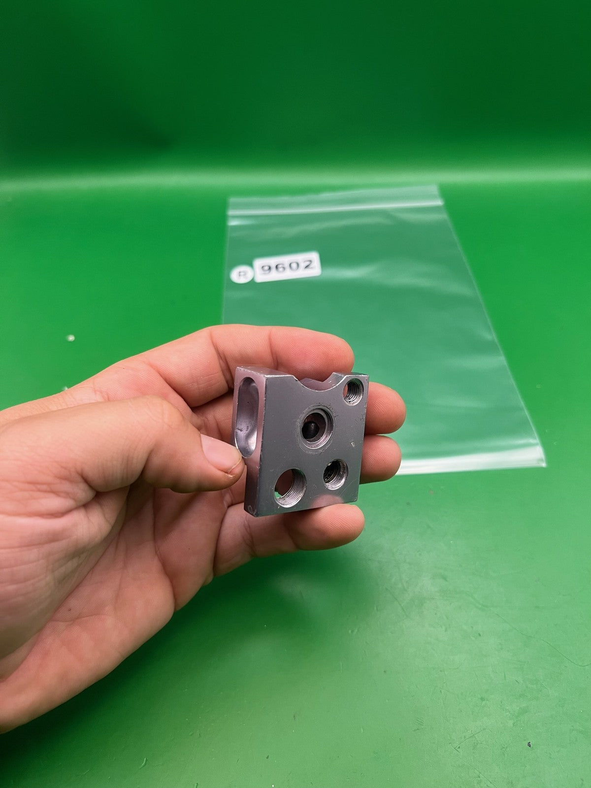 WGP Autococker Pre 2k Front Block Silver Aluminum Paintball Part