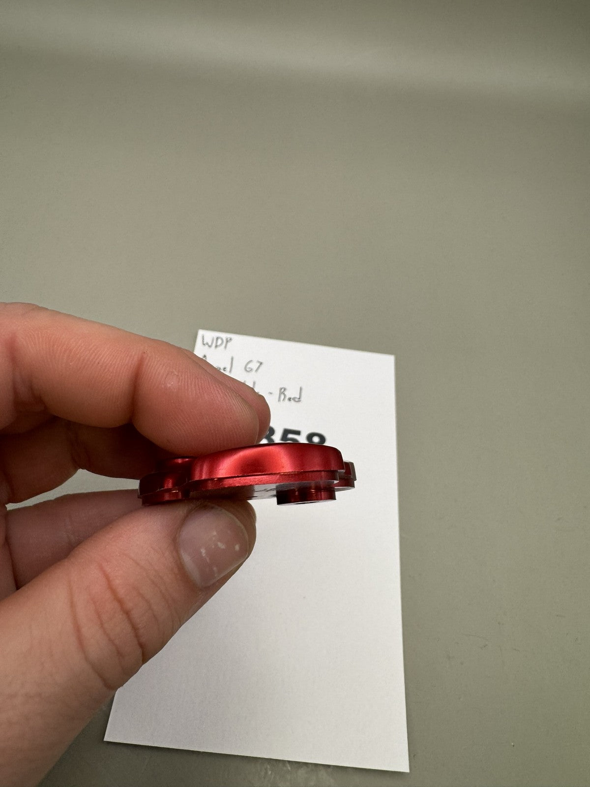WDP Angel G7 Back Plate - Red