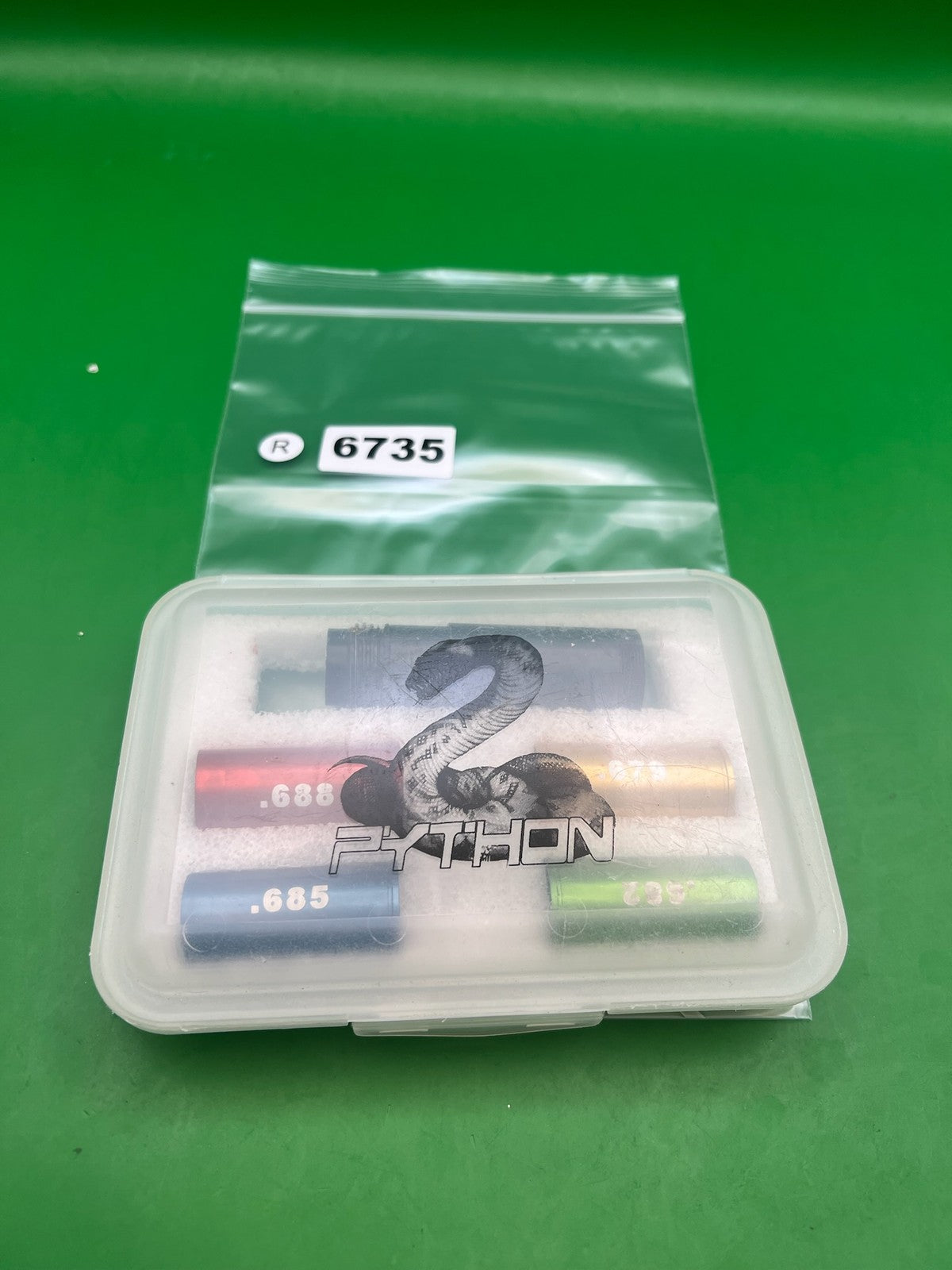 Python Paintball Barrel Insert Kit .679 .682 .685 .688 Black