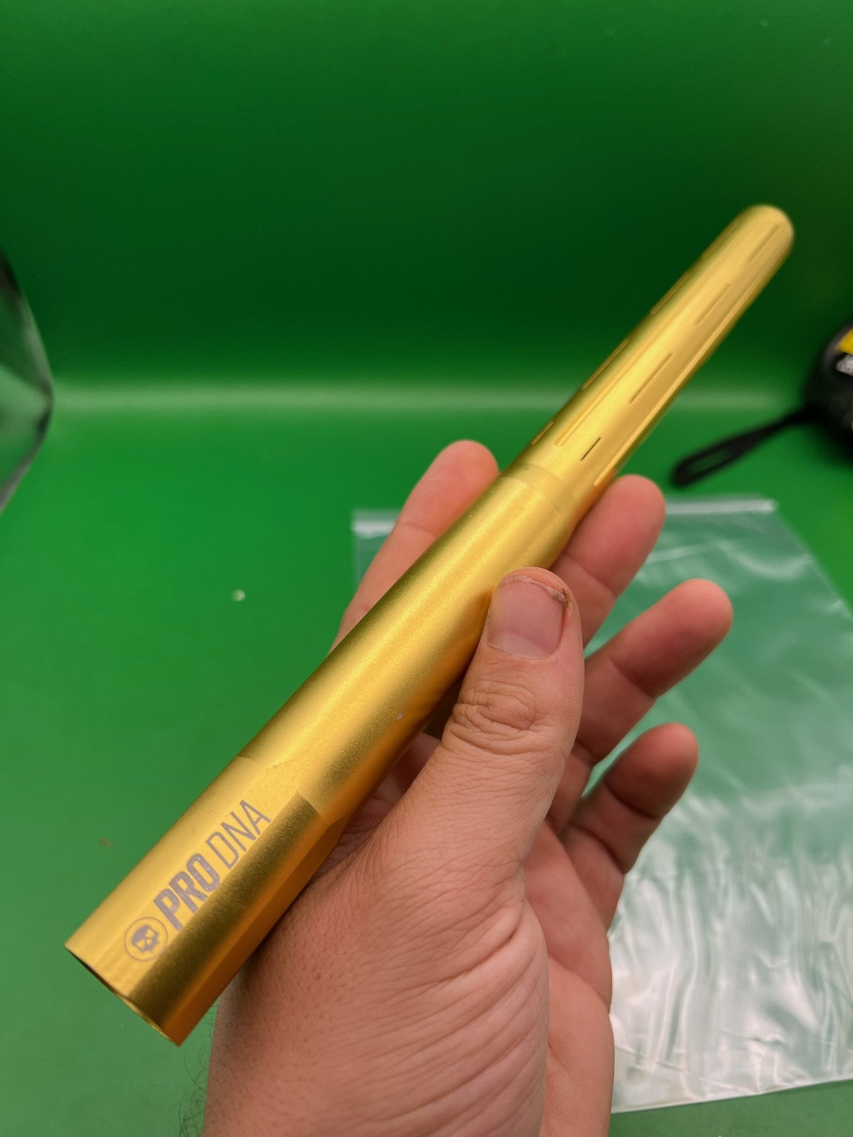 Infamous Pro DNA Silencio Barrel Tip Gold Anodized Aluminum 14"