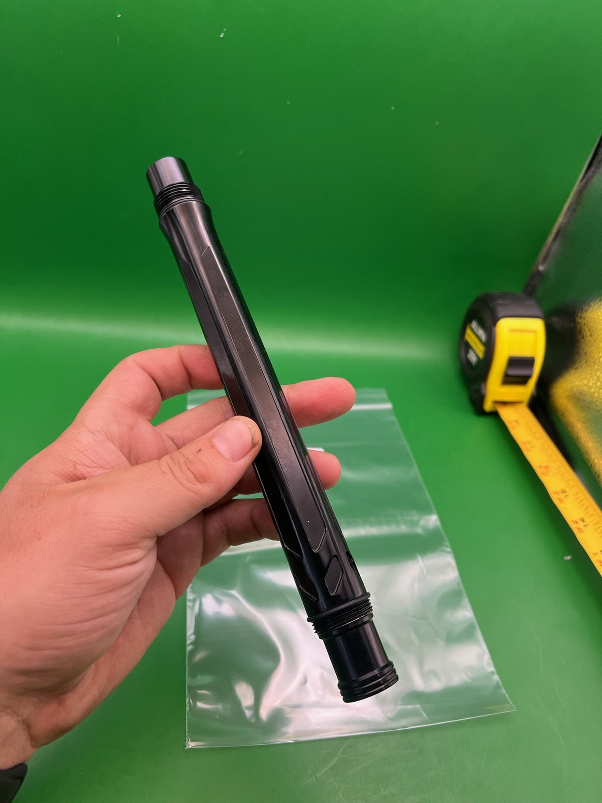 HK Army Autococker Back - used paintball barrel back - black