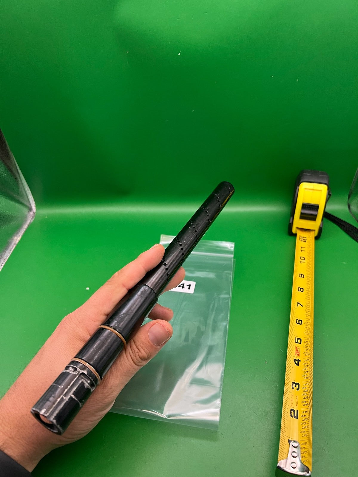 Smart Parts Tear Drop Paintball Barrel Black 0.691 12 inch AGD Automag