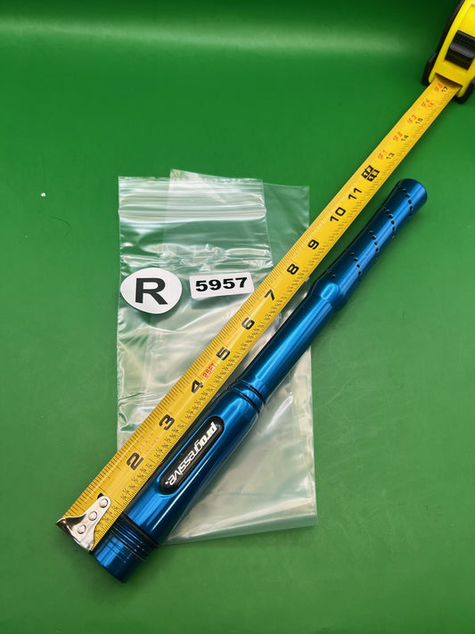 ION LUXE Smart Parts Progressive Barrel 12" .692 Blue - used paintball barrel - blue anno
