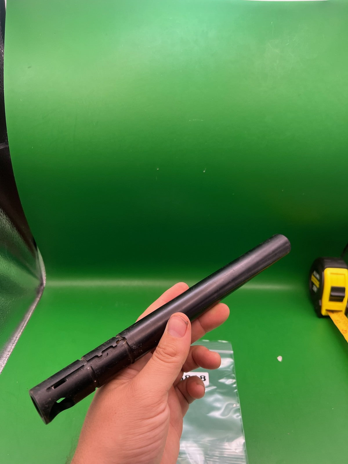 AGD Black Barrel - used paintball barrel - black