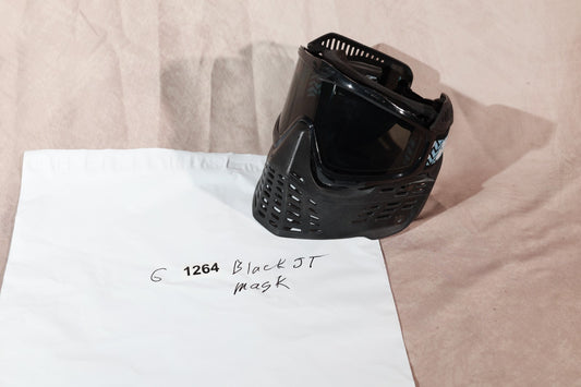 JT Paintball Mask Black Full Face Goggle Protective Gear