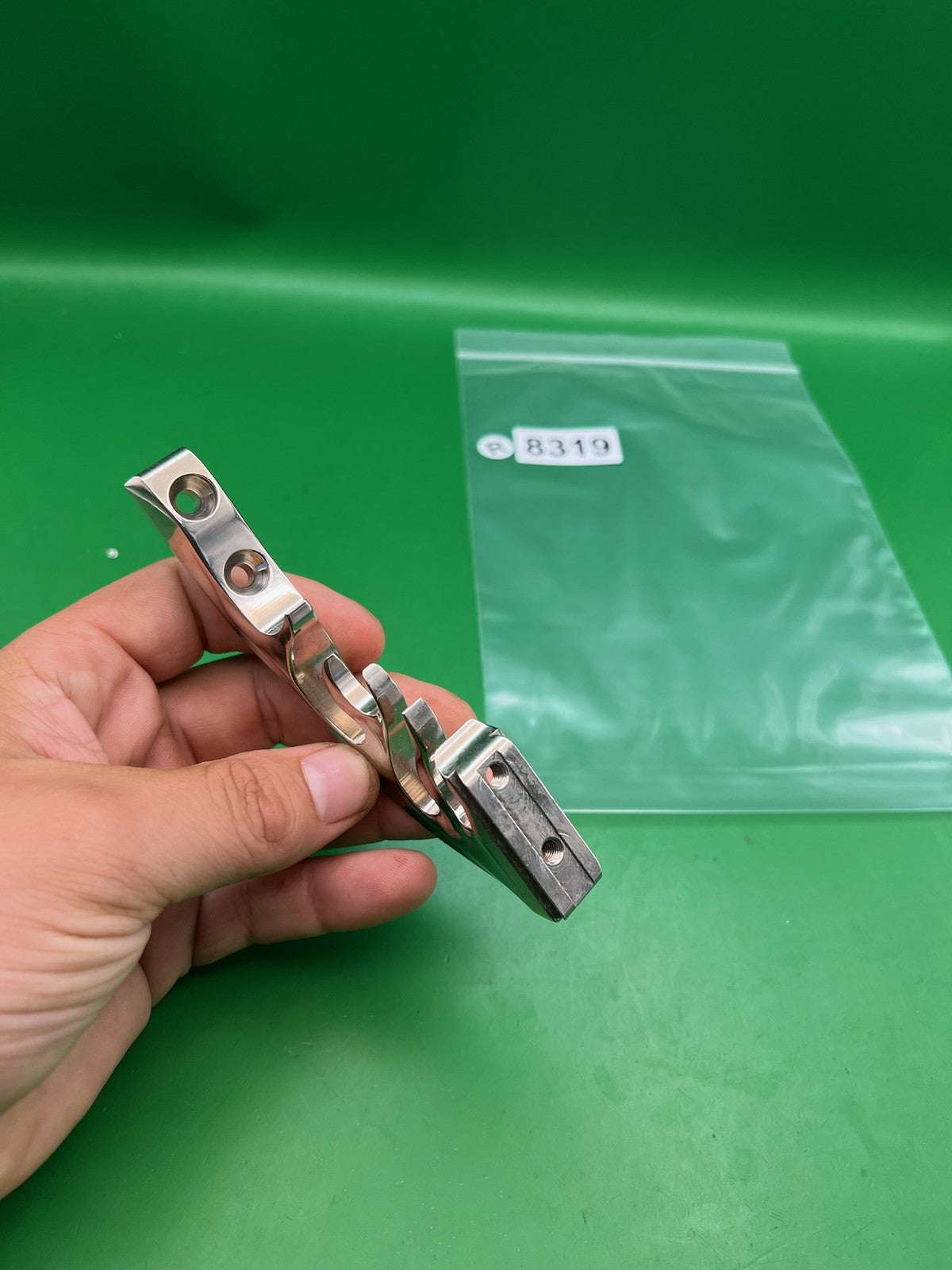 CP Custom Products Flame Drop Forward Silver Chrome Polished