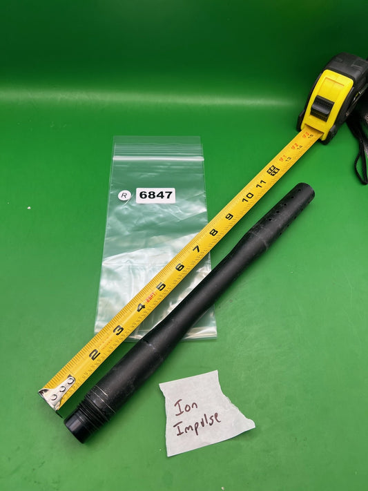 Smart Parts Ion Impulse Barrel Black 12" .689 - used paintball barrel - black
