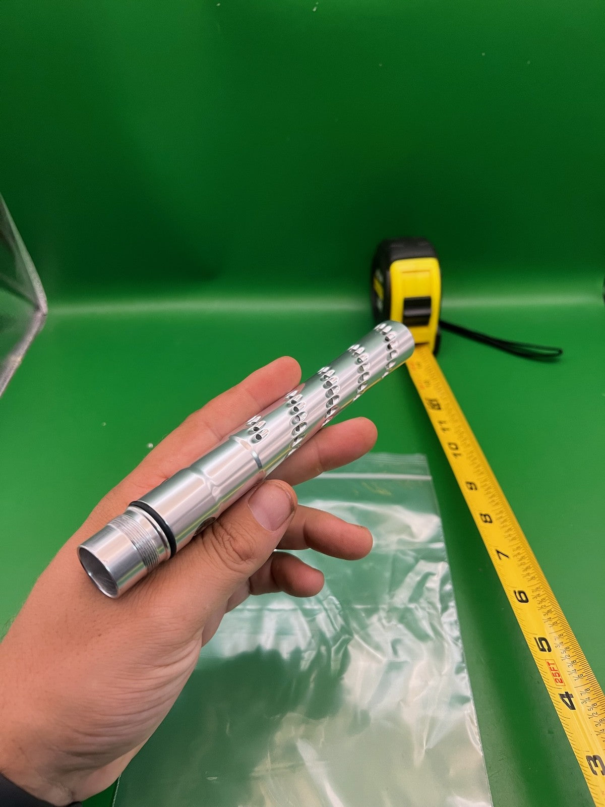 Smart Parts Freak Teardrop Barrel Tip 12 Inch Silver Aluminum Progressive