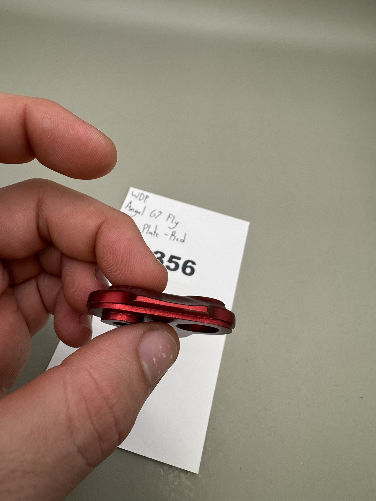 WDP Angel G7 Fly Back Plate -Red