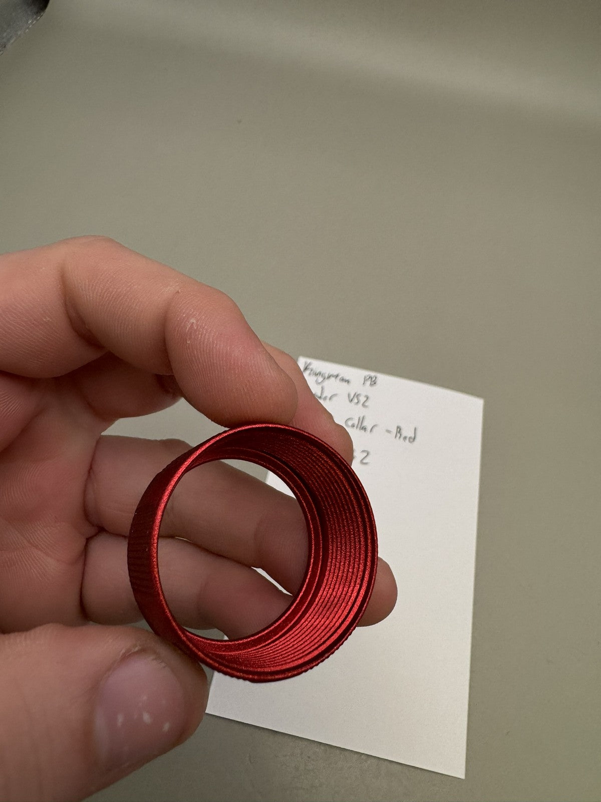 Kingman PB Spyder VS2 Feedneck Collar - Red