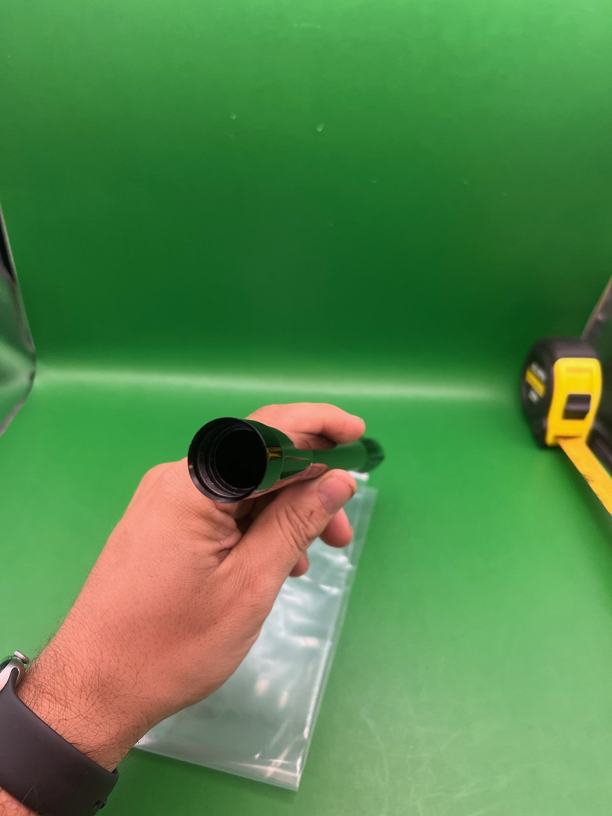 Evil Pipe Barrel Tip - used paintball barrel tip - black