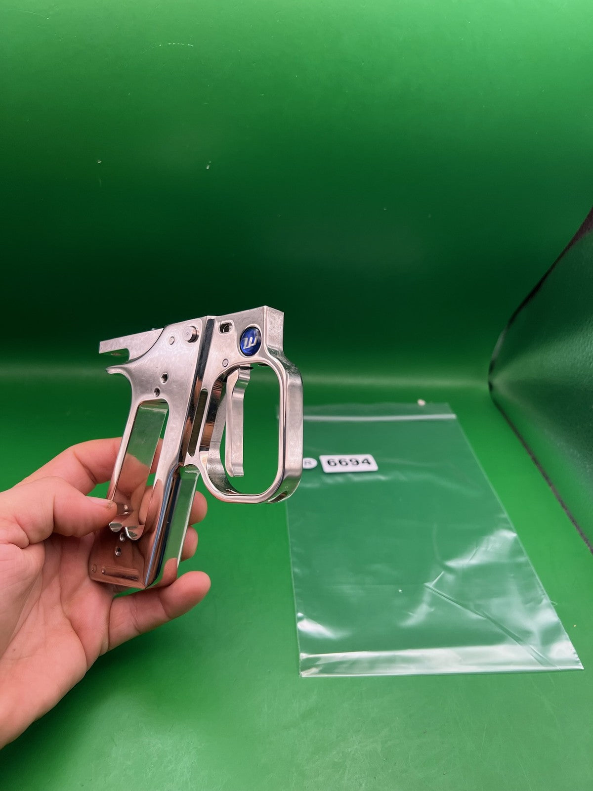 Worr Games WGP Autococker Trigger Frame Chrome Silver