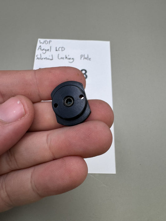WDP Angel LCD Solenoid Locking Plate Black