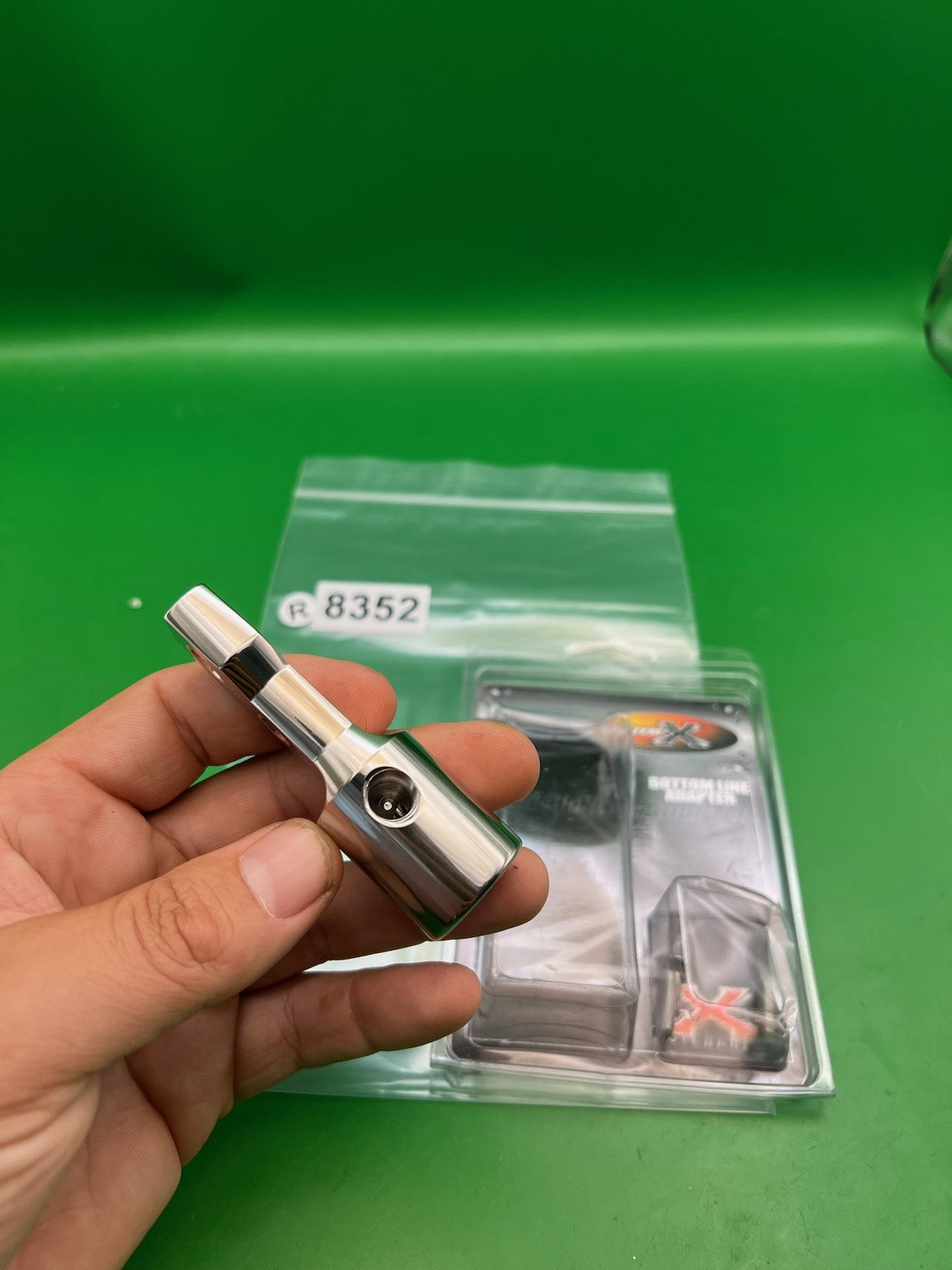 System X Bottom Line Adapter Silver Polished Aluminum CO2 HPA ASA