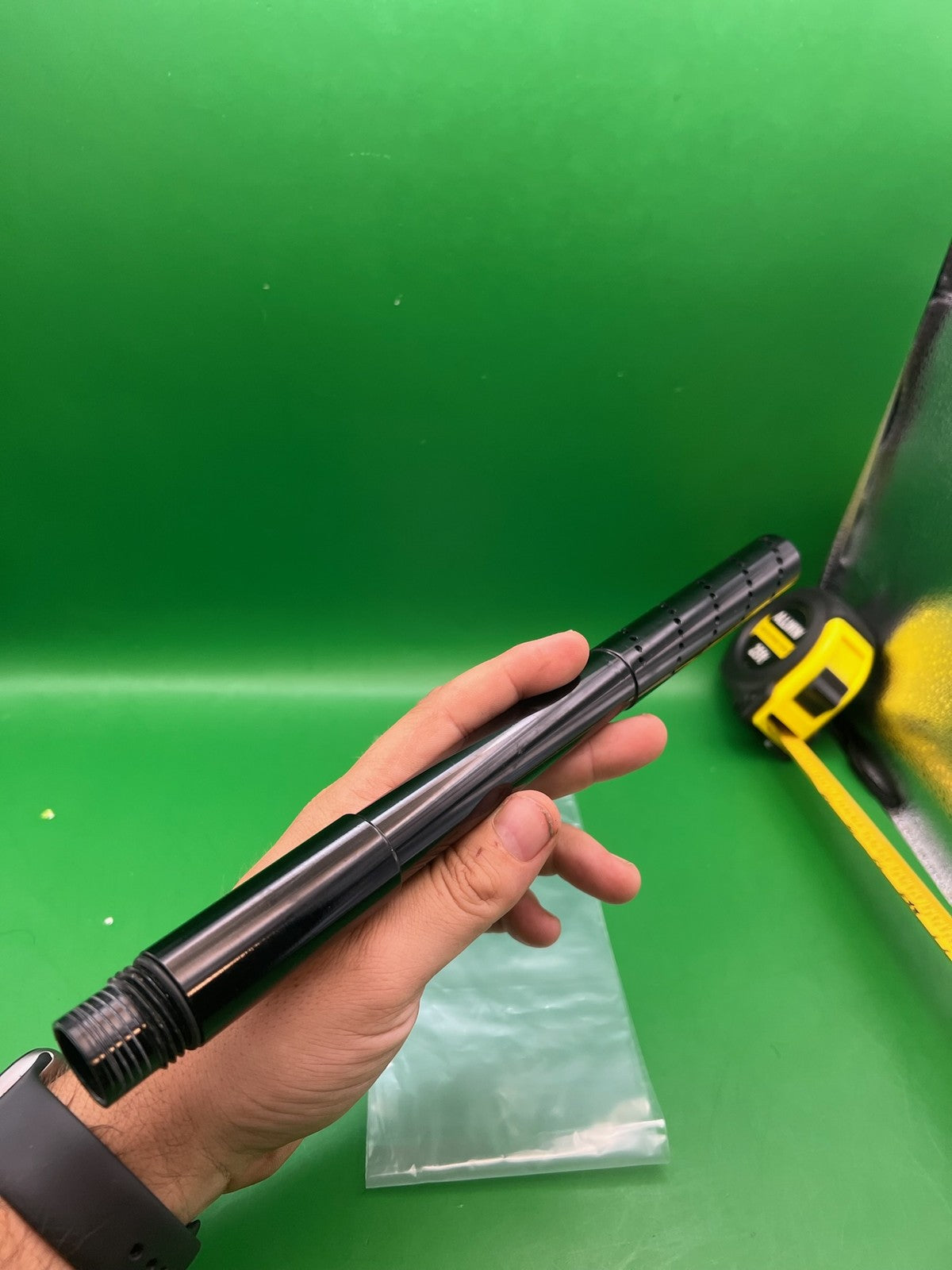 Ion Luxe SP Barrel 12" Black - used paintball barrel - black