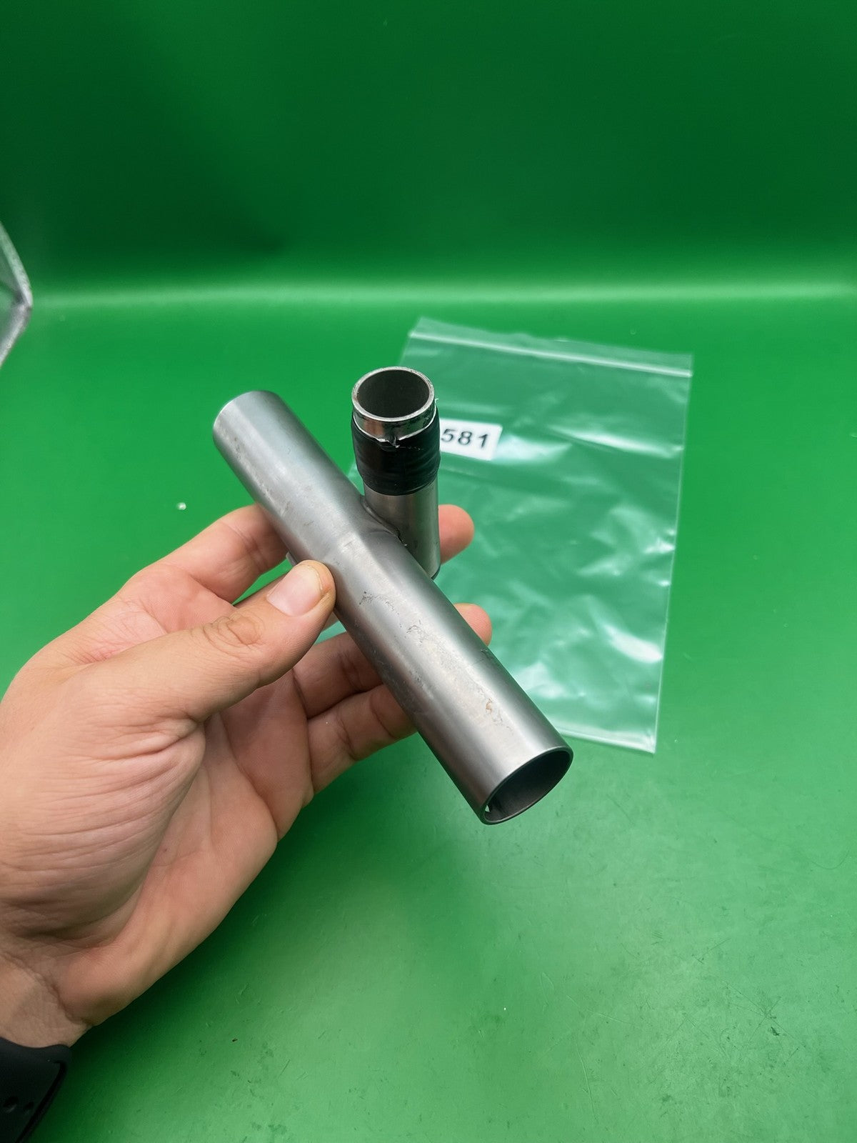 AGD Automag Power Feed Body Silver Aluminum Paintball Marker Part