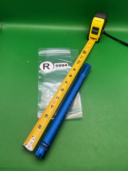18 Inch Dye Ultralight Tip Blue - used paintball barrel tip - blue anno