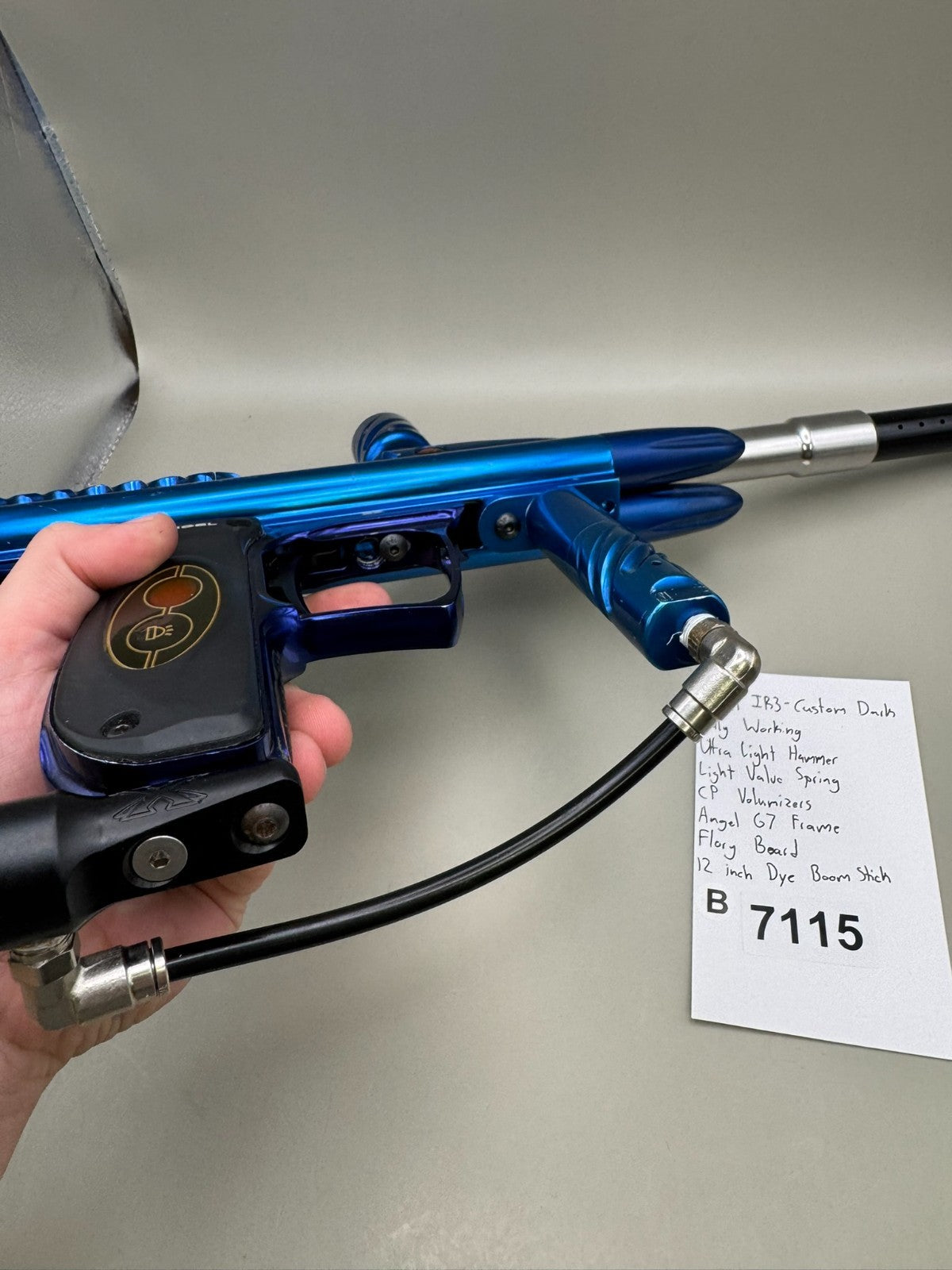 Angel IR3 - Custom Dark Blue Paintball Marker Fully Working