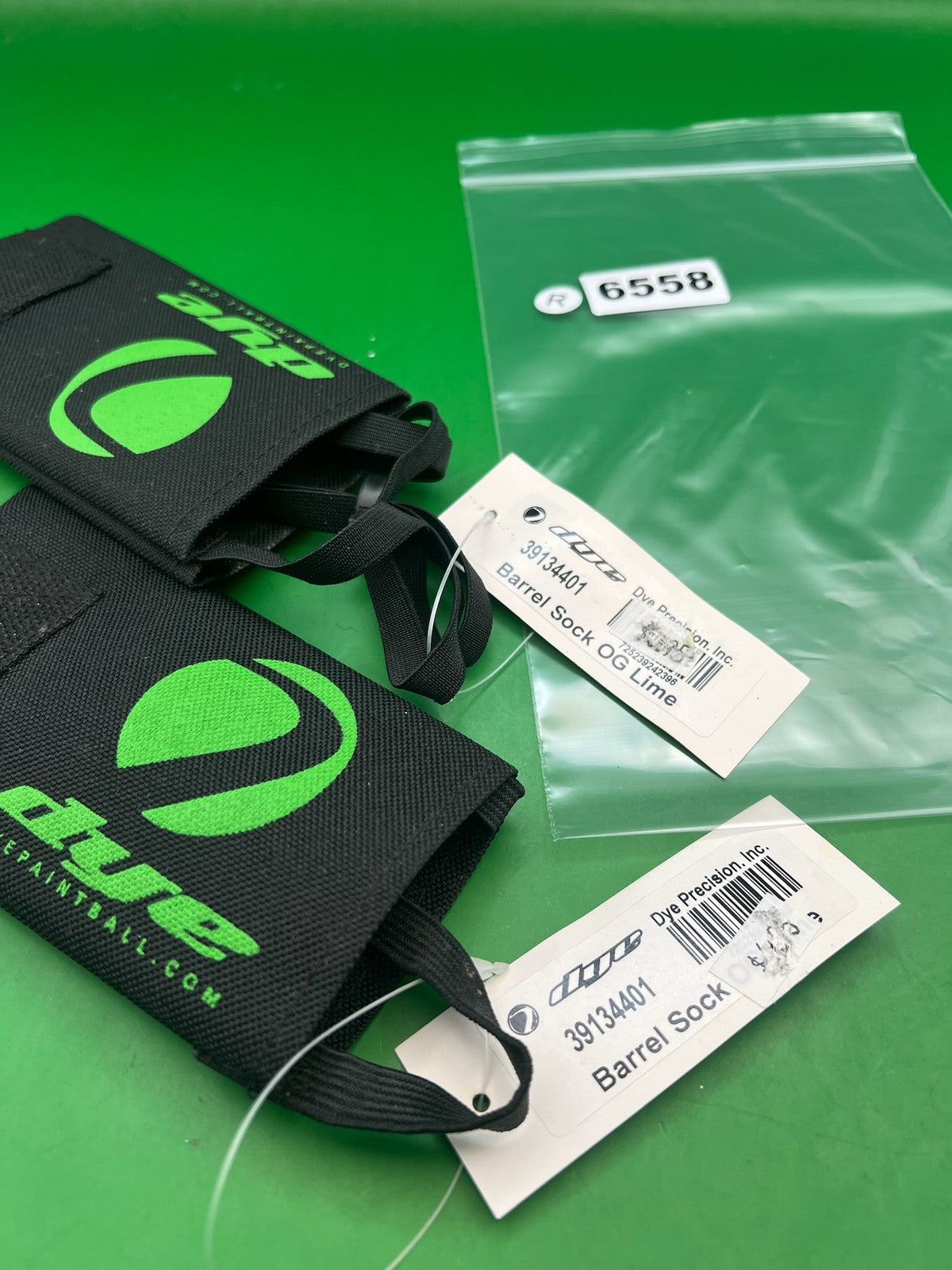 Dye Barrel Sock OG Lime Black Green (2-Pack)