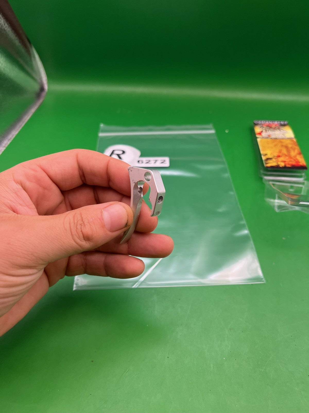 Stock Dye Trigger - used paintball trigger - silver