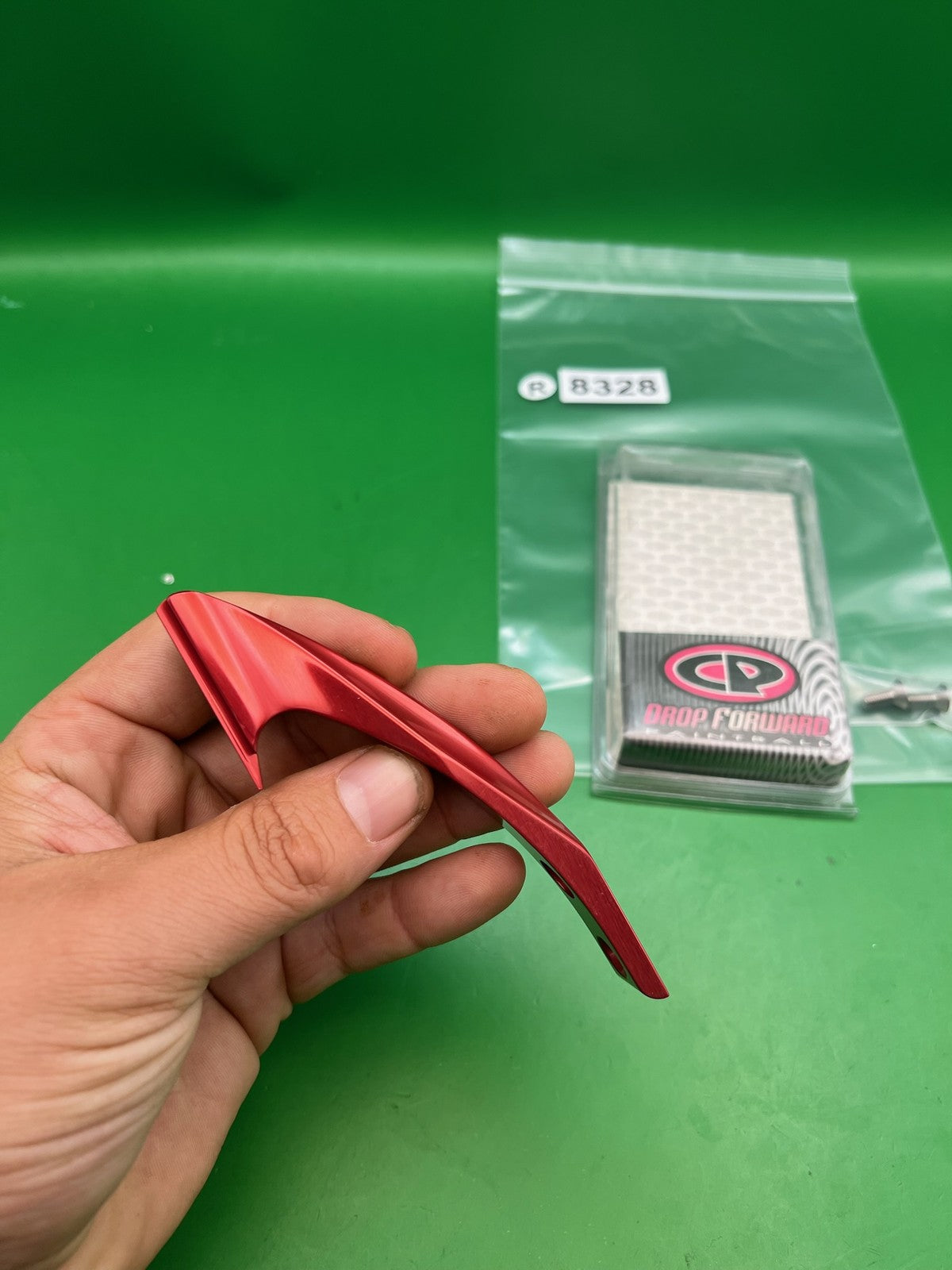 Custom Products CP ASA Rail Drop Forward Red Anodized Aluminum