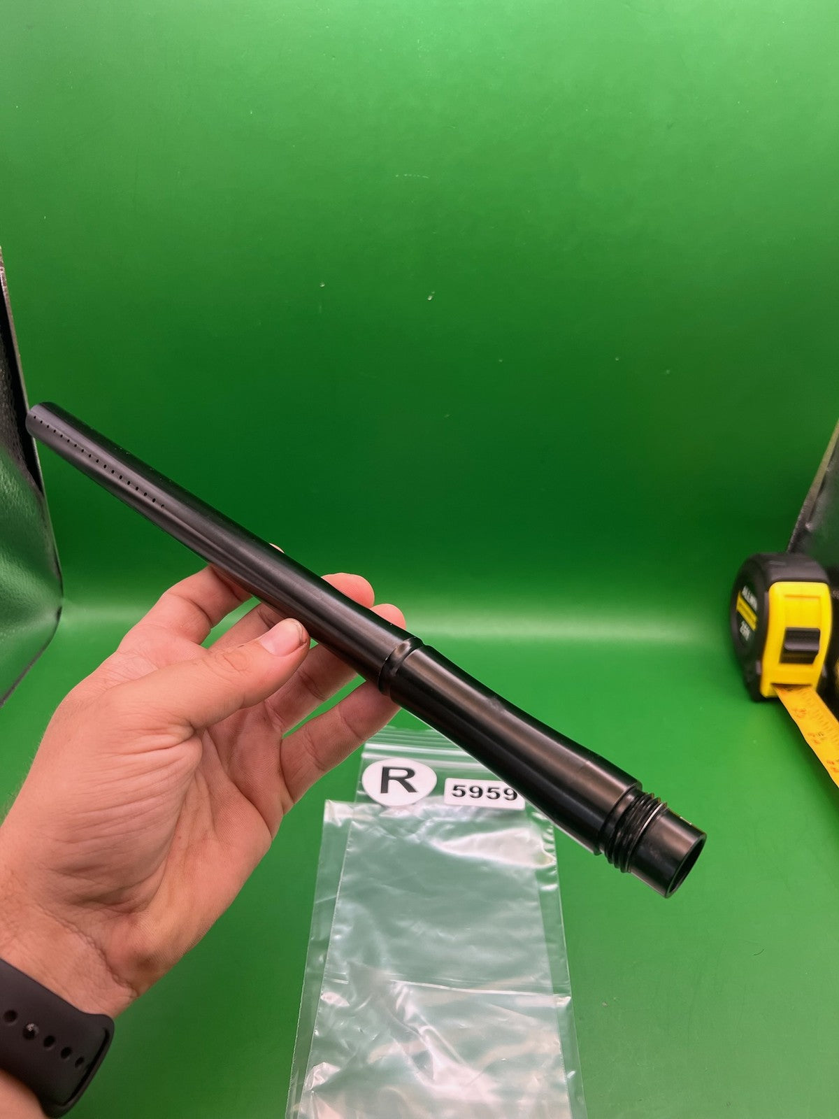 Impulse Lurker? Barrel - used paintball barrel (two-piece) - black