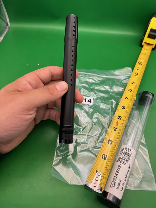 Proto Paintball 14" Barrel Tip Black