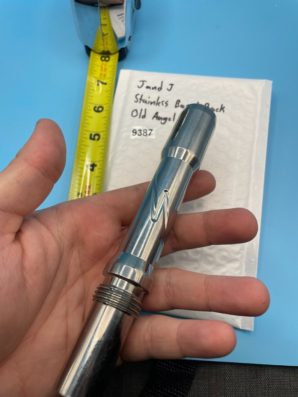 J and J Stainless Barrel Back Old Angel Barrel