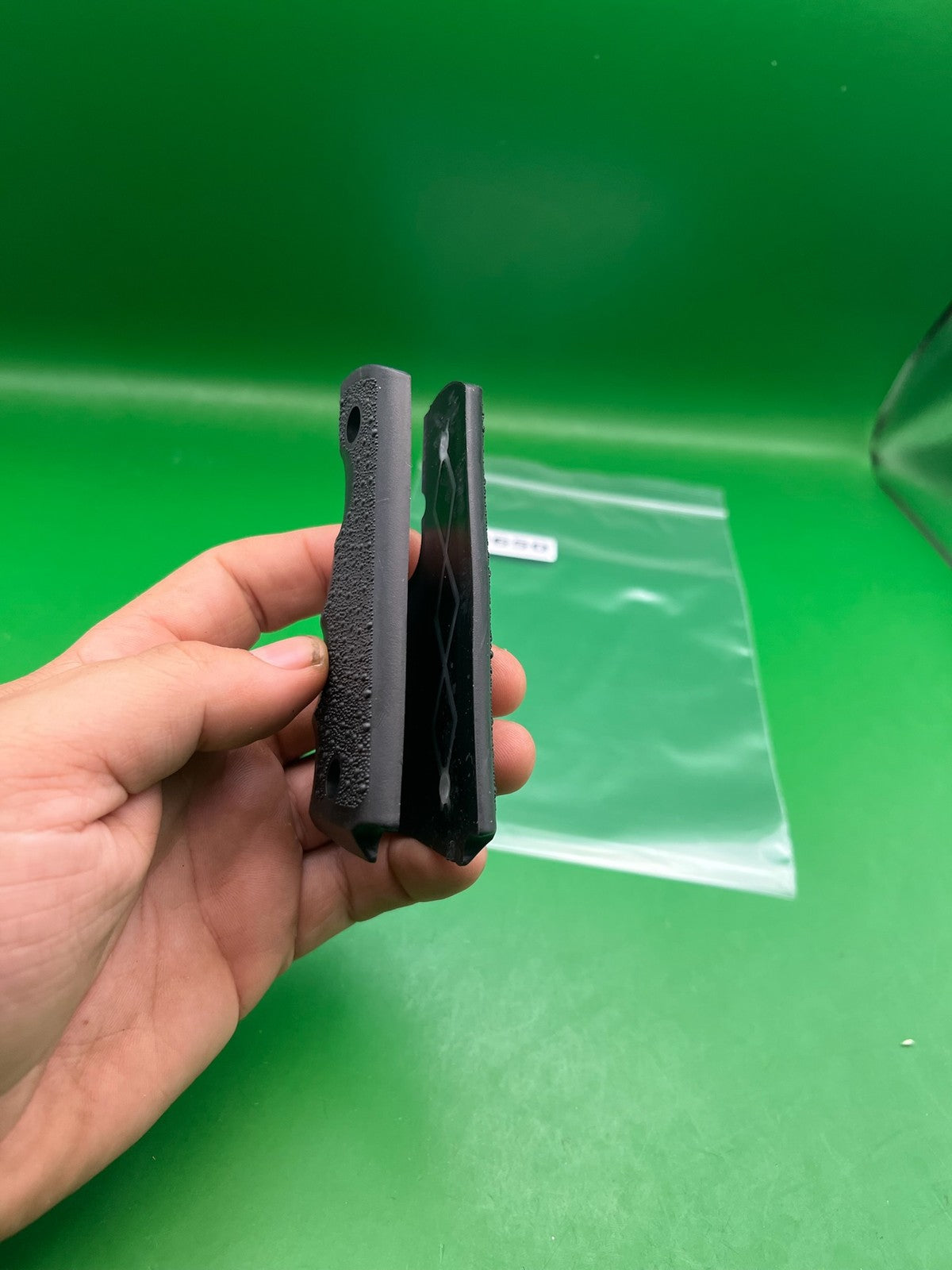 45* Autococker Grips - used paintball grip panel - black