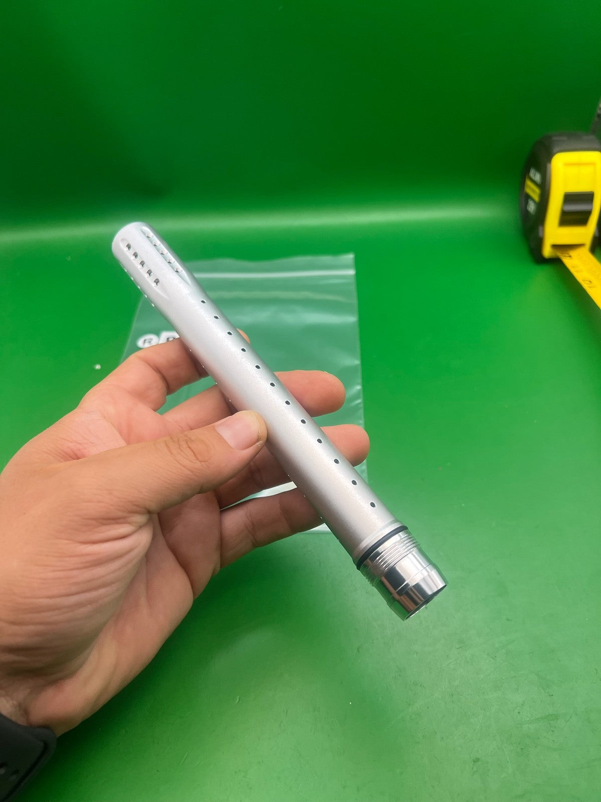 Dye Ultralite UL 14" Front Barrel Tip Satin Silver Dust Aluminum GEO EGO LUXE