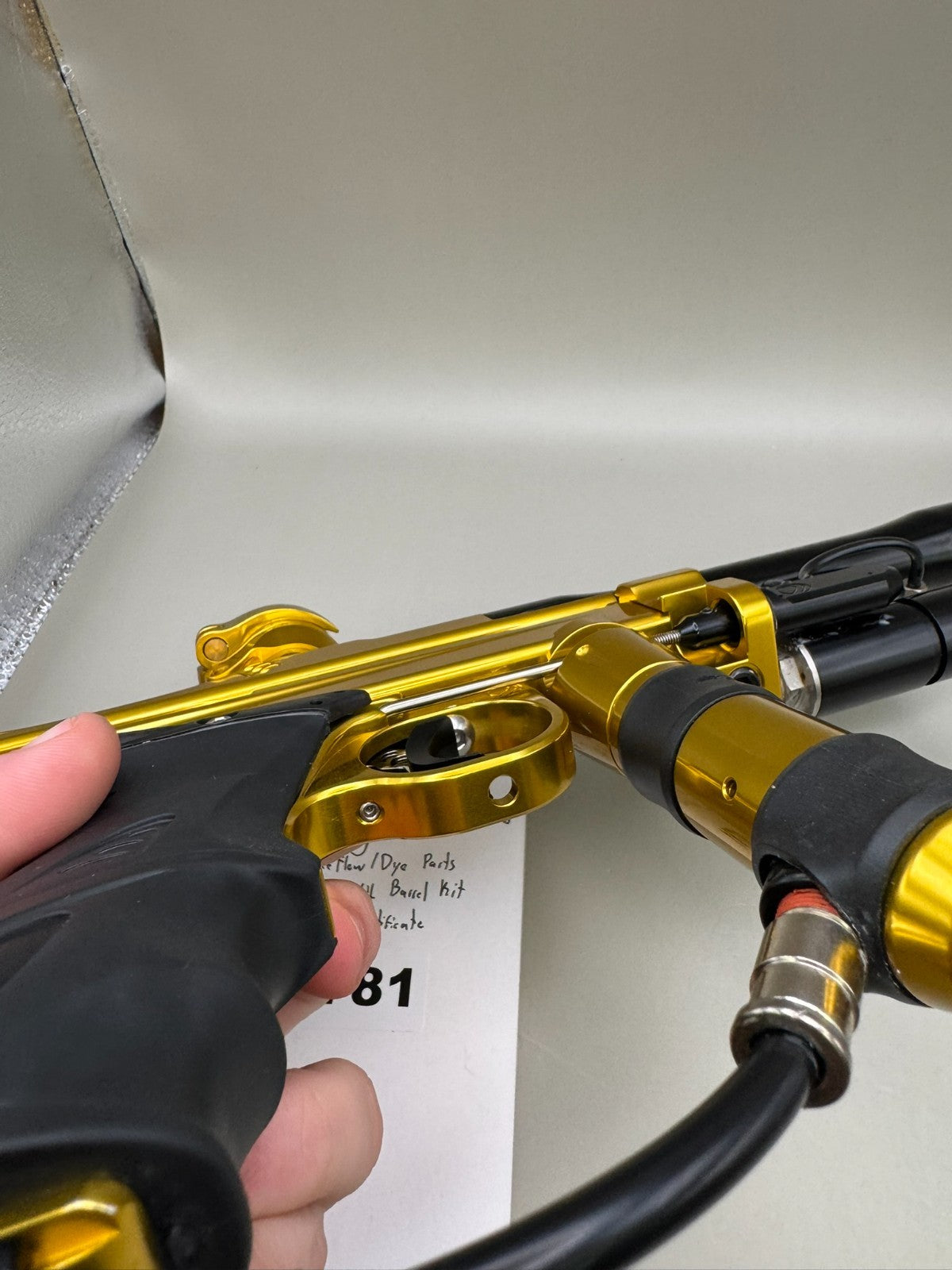 Free Flow PB 2022 Ultra Light Autococker - Gold - Paintball Marker Fully Working