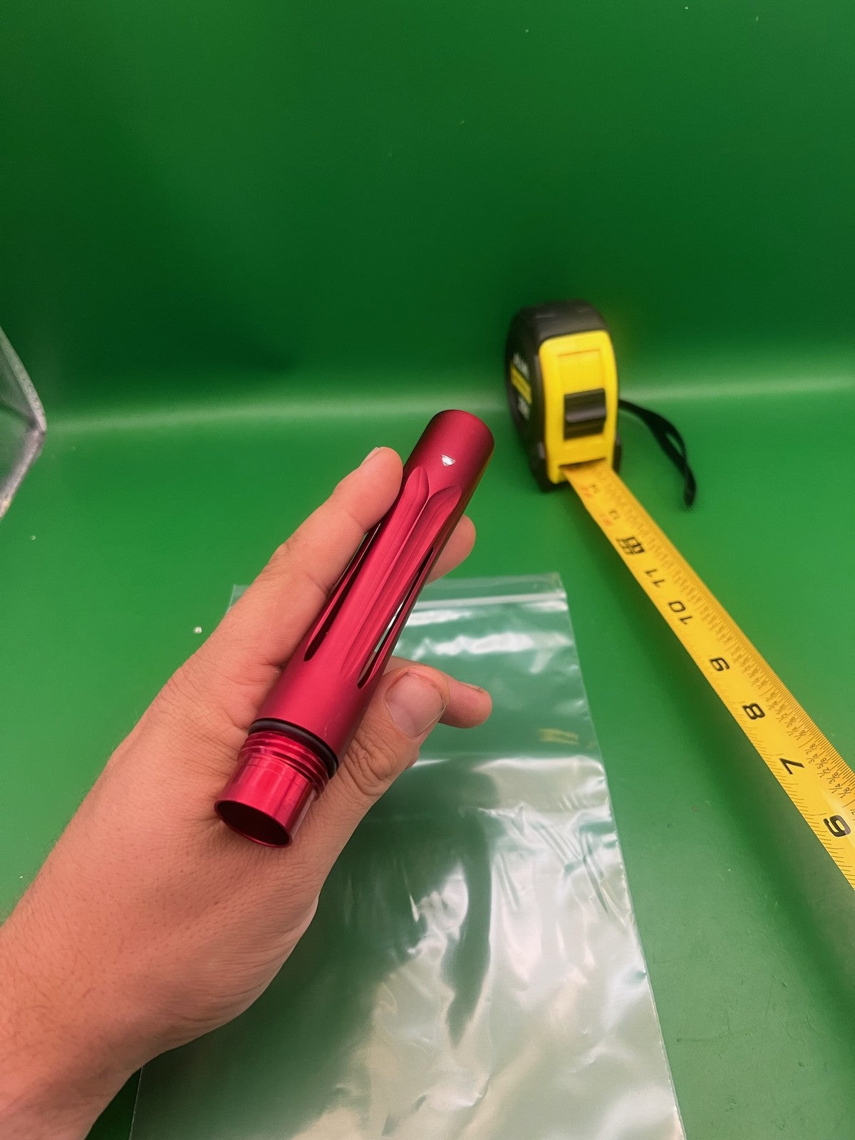 DLX Luxe Freak XL Barrel Back Ion Thread Red Anodized Aluminum