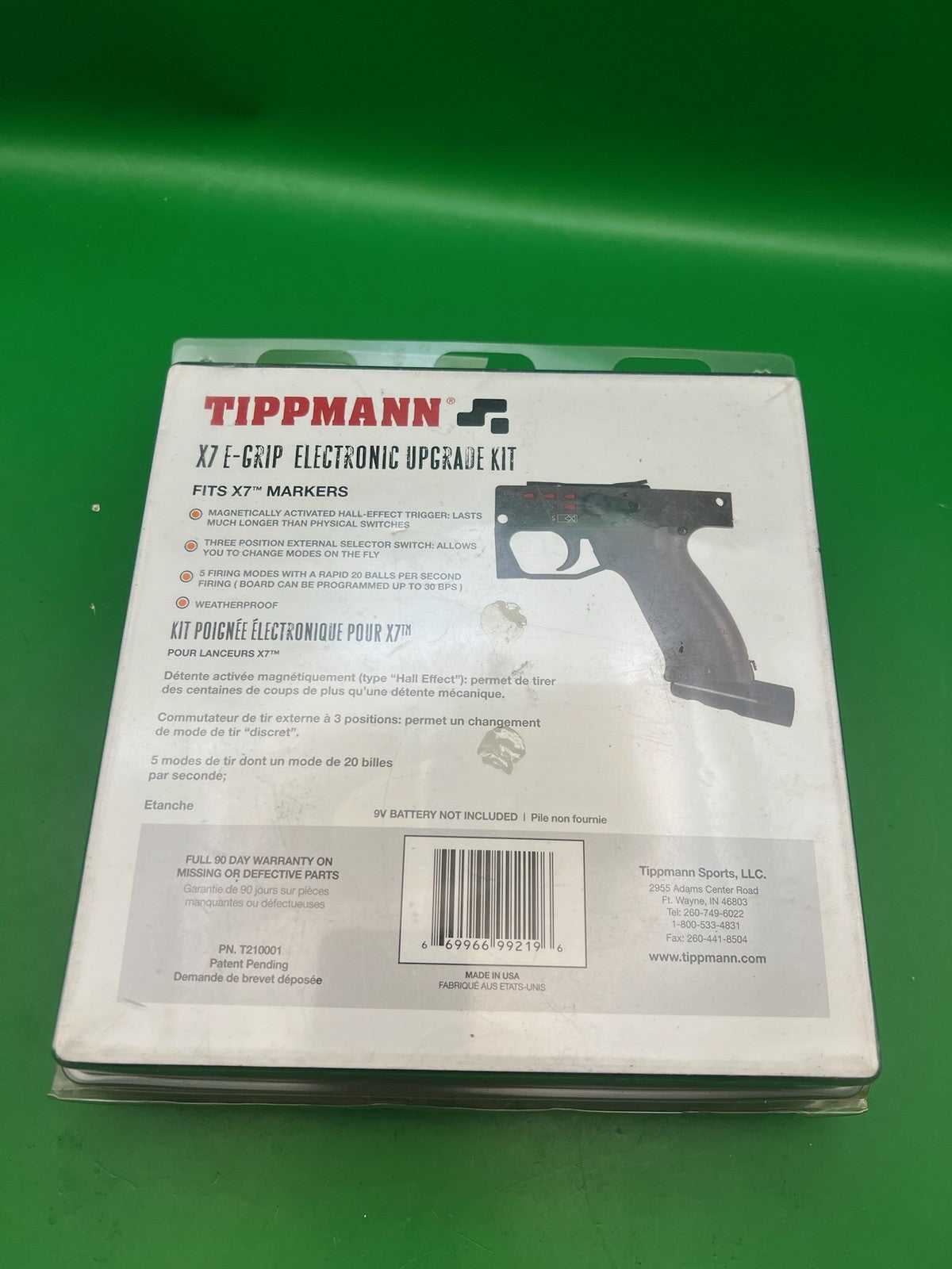 Tippmann X7 E-Grip Electronic Trigger Frame Upgrade Kit Black