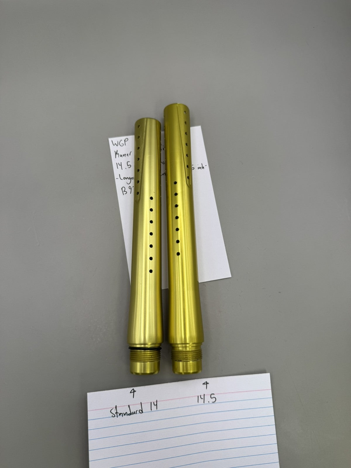 WGP Marker Barrel Tip 14.5 inch - Gold -Longer Then Standard By .5 inch-
