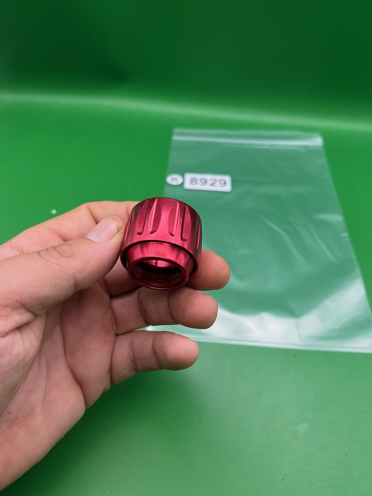 Bob Long Intimidator Feedneck Red Anodized Aluminum Clamping Collar